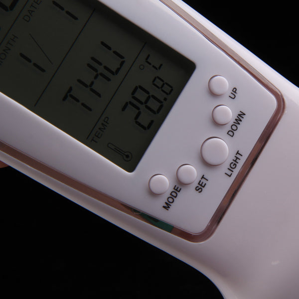 Modern Digital Alarm Clock With Thermo