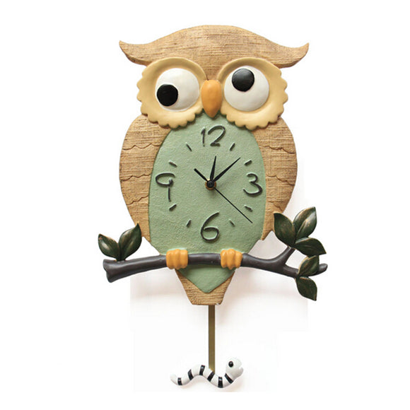Silence Owl Wall Clock
